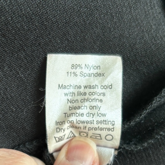 Madewell Fit & Flare Scuba Dress - Black Size 0 - Picture 11 of 11